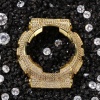 Luxury Rhinestones Quartz Square Casio Watch Cover