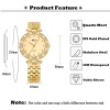 Women Watch With Mother Of Pearl Dial Waterproof Wrist Watch for Lady