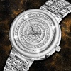 WristFull Diamond BlingBling Big Dial Watches Sliver Color Waterproof Costume Jewelry For Women