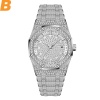 Luxury Woman Watch Fashion Ice Out Diamond Bussiness Ladies Montre-bracelet En acier inoxydable Fermoir Tendances