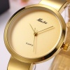 Women Quartz Watch Luxury Mini Thin Gold Black Female Watches