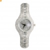 Women Small Dial Chic Classy Dress Quartz Watches Bling bling Diamond Cololful Strap Anniversary Gift