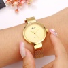Black Women Watch Fashion Simple Causal Quartz Watches Small Dial Elegant Original Wristwatch