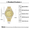 Watches Men Fashion Stainless Steel Band Luxury Quartz Business Wristwatch