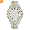 Watches Men Fashion Stainless Steel Band Luxury Quartz Business Wristwatch