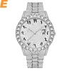 Watches Men Fashion Stainless Steel Band Luxury Quartz Business Wristwatch