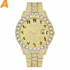 Chiffres arabes Montres Hommes Quartz Analogique Or Homme Montres Étanche