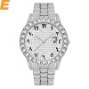 Chiffres arabes Montres Hommes Quartz Analogique Or Homme Montres Étanche