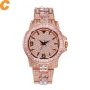Casual Genuine Gold Silver Iced Out Watch Men Quartz Contracted Watch For Men