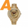 Silver Tiger Watch Designer Men's Watch Quartz Movt Hip Hop Red Diamond Men's AAA Watch