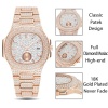 Watch Men PP Trending Gold Men's Watch Quartz Chronograph Diamond Steel Clock