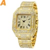 Square Men Watch Luxury Fashion Brand Gold Silver Casual Quartz Men Watch Clock