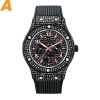 Luxury Quartz Men's Watches Rubber Strap Band Wrist Men Sports Watch Clock