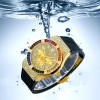 Men Watches Rubber Strap Quartz Watch Men Waterproof Sport Chronograph