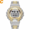 Electronic Digital Man Stainless Steel Watch Automatic Date Chronograph Waterproof Watches