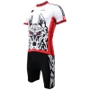 3D Wolf Warriors Cycling Jerseys 100% Polyester bike suits
