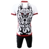 3D Wolf Warriors Cycling Jerseys 100% Polyester bike suits