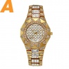Sun Shape Women Watches Japan Quartz Baguette Diamond Gold Lady Wrist Watches