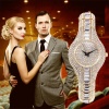 Mix Baguette Diamond Women Watches Luxury Ladies Gold Watch Shockproof Waterproof Small Watch