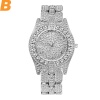 Women Rhinestone Semirings Even Shockproof Watch Female Arabic Numeral Wristwatches