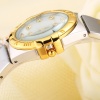 Women Diamond Roman Numerals Pearl Shell Classic Ladies Gold Watch Waterproof Female Quartz Wristwatch