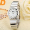 Women Diamond Roman Numerals Pearl Shell Classic Ladies Gold Watch Waterproof Female Quartz Wristwatch