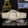 Montres-bracelets pour femmes Bracelet en or Montre féminine étanche Grande mode Patek Quartz Montre-bracelet