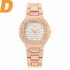 Montres-bracelets pour femmes Bracelet en or Montre féminine étanche Grande mode Patek Quartz Montre-bracelet