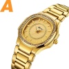 Wrist Watches For Women Stainless Steel Gold Female Watch Diamond Wristwatch Patek Wrist Watch