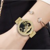 Women Watches Women Fashion Black Leopard Gold Watch Diamond Womens Watches Female Wrist Watch