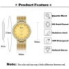 Bracelet Waterproof Big Lab Diamond Ladies Wrist Watches For Women Quartz Clock Hours