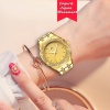 18K Gold Ladies Wrist Watch Women Quartz Classic Analog Diamond Jewelry Hand Watch