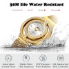 Magnetic Female Clock Hollow Bezel Quartz Wristwatch Fashion Diamond Ladies Wrist Watch