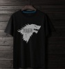 Game of Thrones Winter se blíží Stark Trička Mens Black Tee Shirt