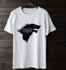 Game of Thrones Winter is Coming Stark T-shirts Mens Black Tee Shirt