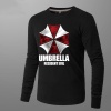 Resident Evil Umbrella T-shirt Men White Shirts