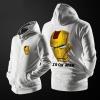 High Quality Zip Up Ironman Hoodie Marvel Superhero Iron Man Cloth For Men Gifts