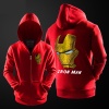 High Quality Zip Up Ironman Hoodie Marvel Superhero Iron Man Cloth For Men Gifts