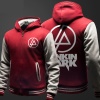 Linkin Park Sweatshirt Mens Black Zip up Hoodie