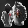 Blizzard World Of Warcraft Horde Logo Hoodie Black ZIp Up Mens Clothing