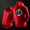 Quality Dragon Ball Son Goku Hoodie Zip Up Black Kakarotto Sweater For Youth