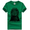 Games of Throne Iron Throne T-shirts Gray Short Sleeve Tees For Mens