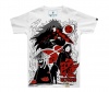 Naruto Uchiha Madara t-shirts Black 3xl Black Tees For Young Man 