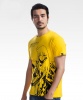 Fashion Saint Seiya Virgo Shaka T shirts Yellow 3xl Tees For Mens