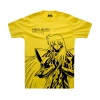 Fashion Saint Seiya Virgo Shaka T shirts Yellow 3xl Tees For Mens