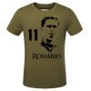 Romario de Souza Faria Gray T-shirts For Mens