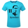 Romario de Souza Faria Gray T-shirts For Mens