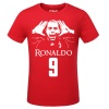 Soccer Star Brazil Ronaldo Black Tshirts For Mens