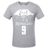 Soccer Star Brazil Ronaldo Black Tshirts For Mens