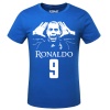 Soccer Star Brazil Ronaldo Black Tshirts For Mens